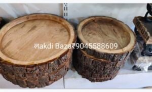 WOODEN BUCKLE BOWL